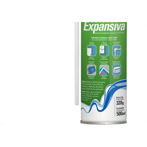 Espuma Poliuretano Tekbond 500Ml 320Gr 