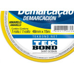 Fita Demarcacao Solo Tekbond 48X15M Amarela 