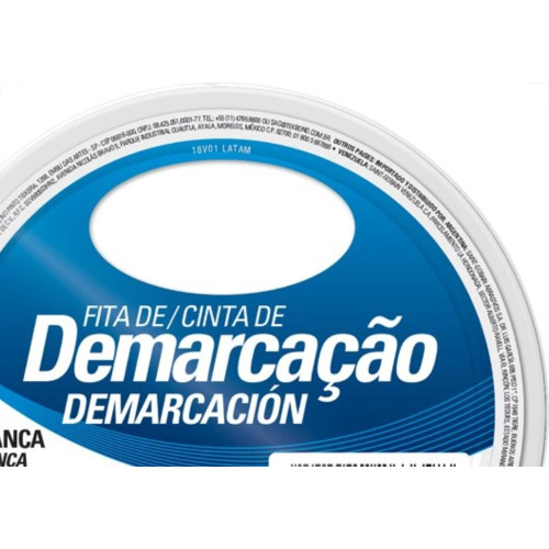 Fita Demarcacao Solo Tekbond 48X15M Branca 