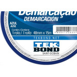 Fita Demarcacao Solo Tekbond 48X15M Azul 
