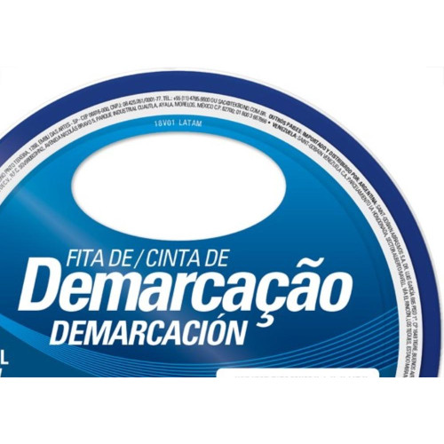 Fita Demarcacao Solo Tekbond 48X15M Azul 