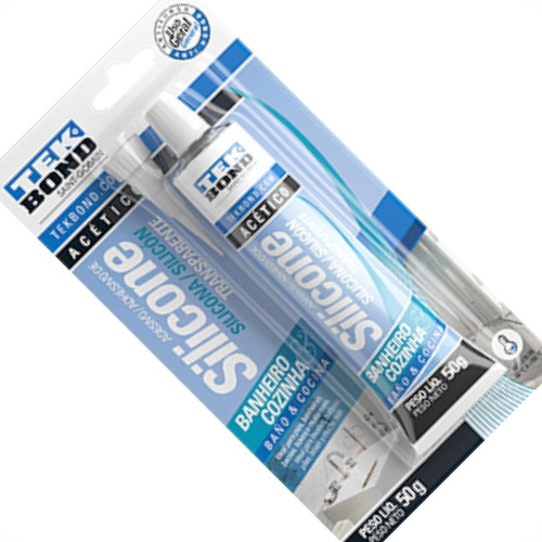 Cola Silicone Tekbond 50G Acetico Incolor Cozinhawc 