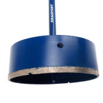 Serra Copo Diamantada Com Haste Brasfort 115Mm Seco/Agua 7953