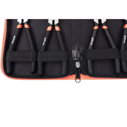 Alicate Aneis Waft Interno /Externo Reto /Curvo 7'' Com 4Pecas 6582