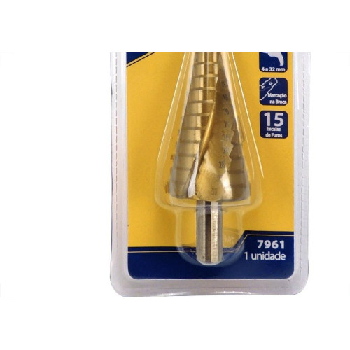 Broca Escalonada Brasfort 4 A 32Mm 7961
