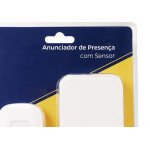 Anunciador De Presenca Brasfort Com Sensor Branco 7930