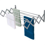 Varal Sanfonado Maxeb Aluminio Parede 0,77M 7205