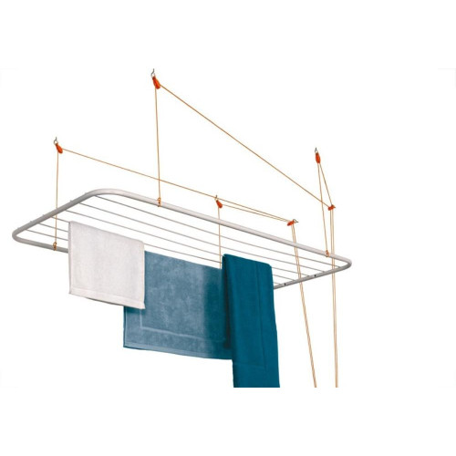 Varal Teto Maxeb Aco Branco 0,90Mx56Cm 7091