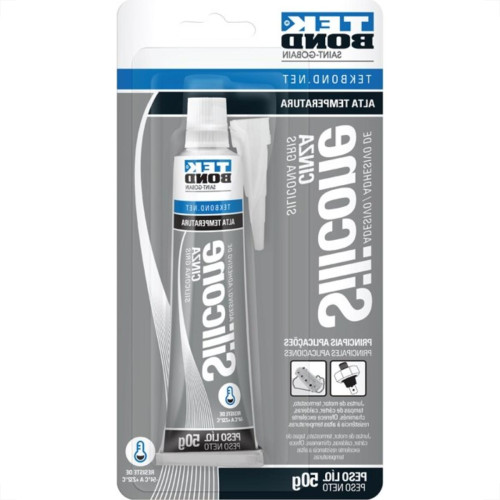 Cola Silicone Tekbond 50G Alta Temperatura Cinza 