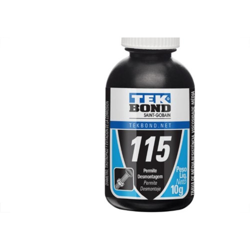 Cola Trava Rosca Tekbond Bmt 115 Azul 10G Blister 