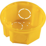 Caixinha Luz Plastica 3X3 Tramontina Amarela Orelha Pvc  - Kit C/20 