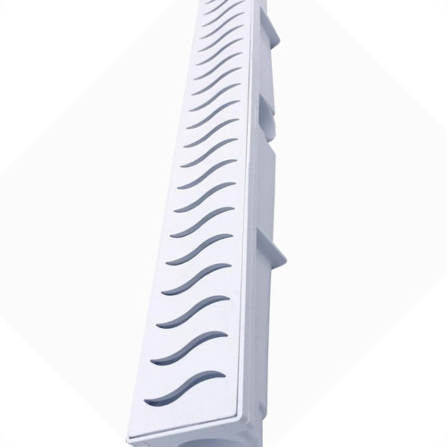 Ralo Linear Modulavel Ferplastik 6X50Cm Branco 650Pb