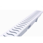 Ralo Linear Modulavel Ferplastik 6X50Cm Branco 650Pb