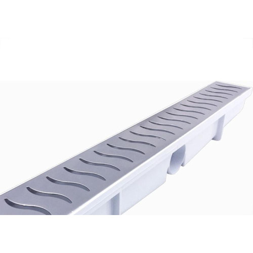 Ralo Linear Modulavel Ferplastik 6X50Cm Grelha De Inox 650Xb