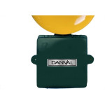 Campainha Alarme Danval Profissional 6'' Bateria Externa Amarela Bivolt Ca02.10
