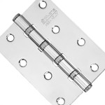 Dobradica Silvana 891 Cromado 4''X3'' Com Rolamento Cartela Com 3 Pecas 90467