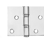 Dobradica Silvana 891 Cromado 4''X3'' Com Rolamento Cartela Com 3 Pecas 90467