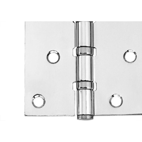 Dobradica Silvana 891 Cromado 4''X3'' Com Rolamento Cartela Com 3 Pecas 90467