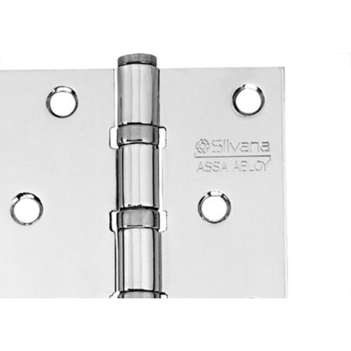 Dobradica Silvana 891 Cromado 4''X3'' Com Rolamento Cartela Com 3 Pecas 90467
