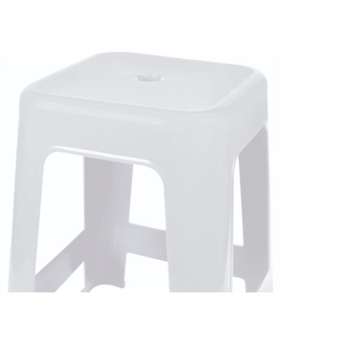 Banqueta Plastica Mor Branca 120Kg 