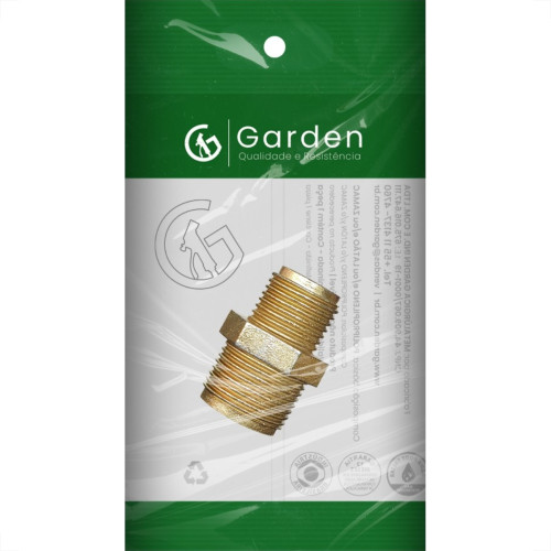 Niple Zamac Amarelo Garden   3/4''X1/2'' 10614E