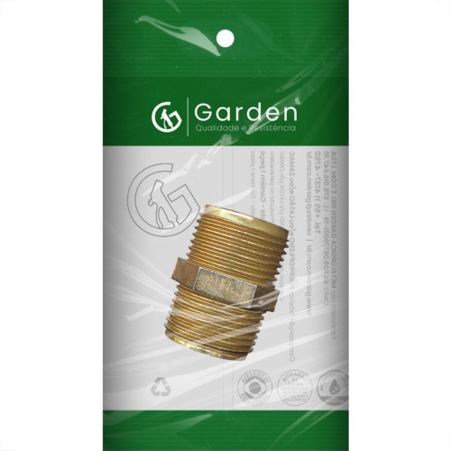 Niple Zamac Amarelo Garden   1''X1'' 10605E