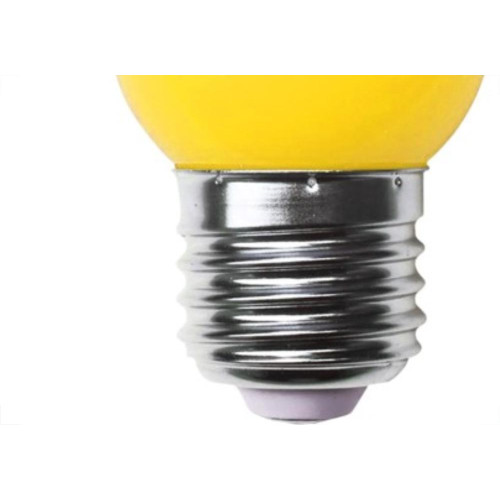 Lampada Led Bolinha Galaxy E27 3Wx127V Amarelo 1233 - Kit C/10 