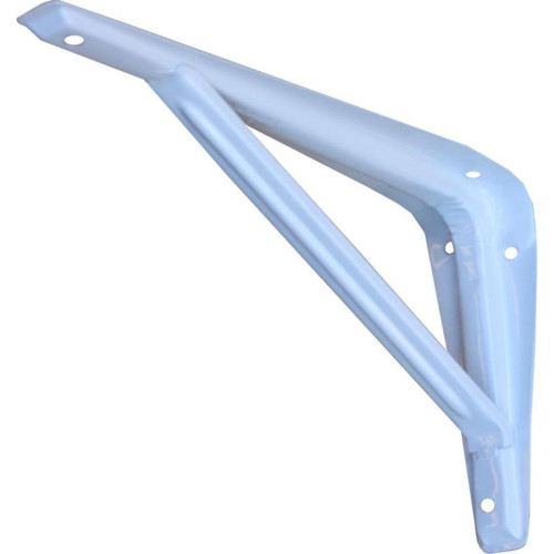 Suporte Prateleira Fercar Com Reforco Branca 06 X 08 31 - Kit C/24 