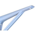 Suporte Prateleira Fercar Com Reforco Branca 06 X 08 31 - Kit C/24 