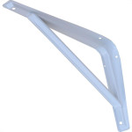 Suporte Prateleira Fercar Com Reforco Branca 08 X 10 32 - Kit C/24 
