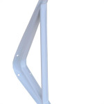 Suporte Prateleira Fercar Com Reforco Branca 08 X 10 32 - Kit C/24 