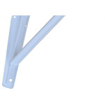 Suporte Prateleira Fercar Com Reforco Branca 08 X 10 32 - Kit C/24 