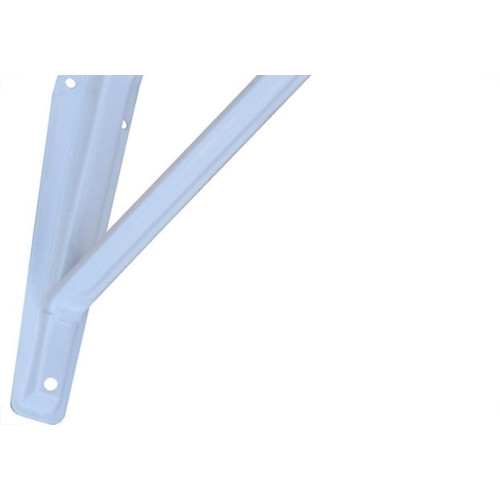 Suporte Prateleira Fercar Com Reforco Branca 08 X 10 32 - Kit C/24 