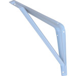 Suporte Prateleira Fercar Com Reforco Branca 10 X 12 33 - Kit C/24 