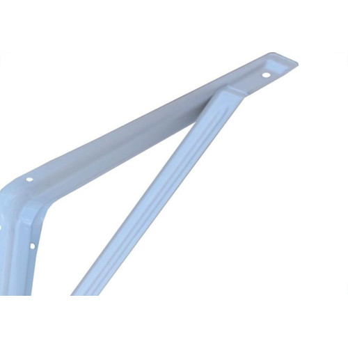 Suporte Prateleira Fercar Com Reforco Branca 10 X 12 33 - Kit C/24 