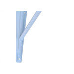 Suporte Prateleira Fercar Com Reforco Branca 12 X 14 34 - Kit C/24 
