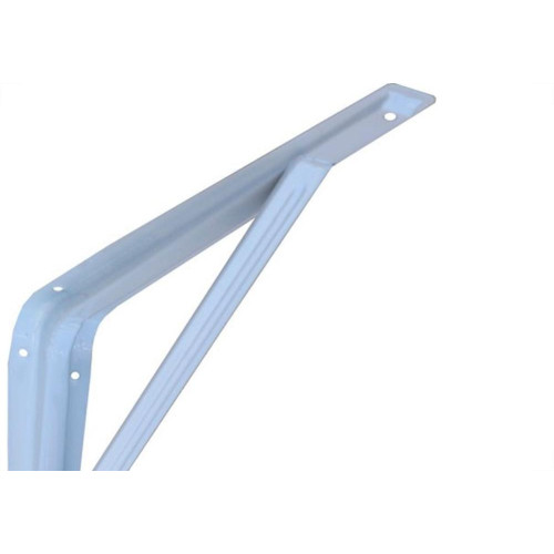 Suporte Prateleira Fercar Com Reforco Branca 12 X 14 34 - Kit C/24 