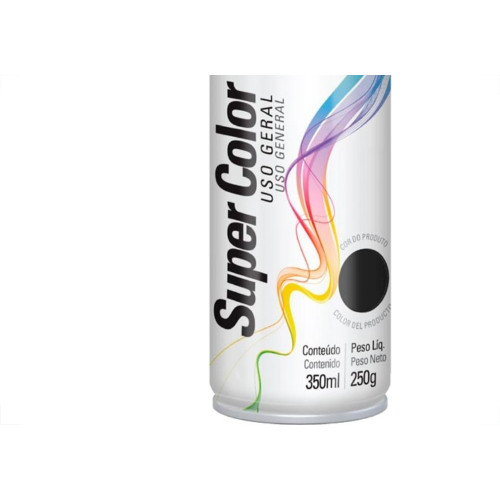 Tinta Spray Tekbond Preto Fosco 350Ml 