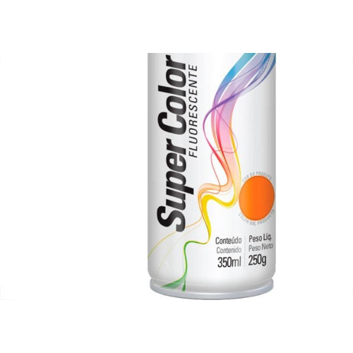 Tinta Spray Tekbond Laranja Fluorescente 350Ml 