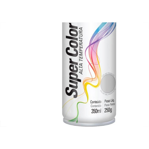 Tinta Spray Tekbond Alta Temperatura Aluminio 350Ml 