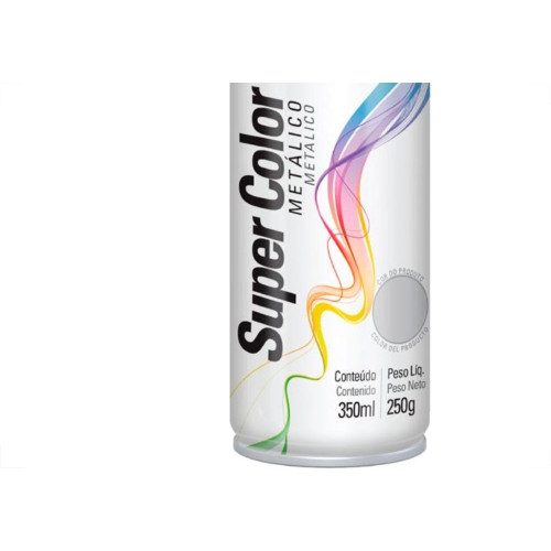 Tinta Spray Tekbond Prata Metalico 350Ml 