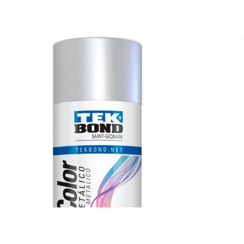 Tinta Spray Tekbond Prata Metalico 350Ml 