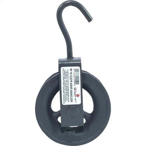 Roldana Para Poco Tekfund 10Cm Capacidade 100Kg ''Gancho'' 23
