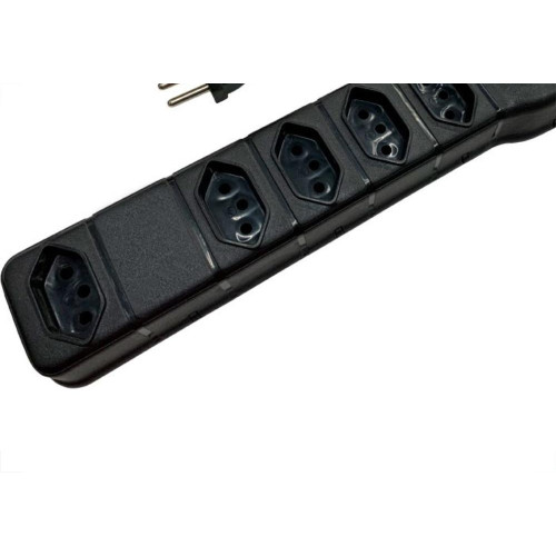Filtro Linha Multicraft Plastico 5 Tomadas Preto Bivolt 21435