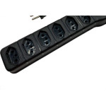 Filtro Linha Multicraft Plastico 6 Tomadas Preto Bivolt 21442