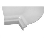 Canto Para Forro Pvc Interno Branco Gelo 20102 - Kit C/100 
