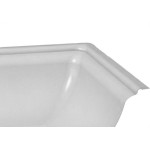Canto Para Forro Pvc Interno Branco Gelo 20102 - Kit C/100 