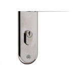 Fechadura Silvana Italy 1300 Inox Externa Alavanca Cromada 97068