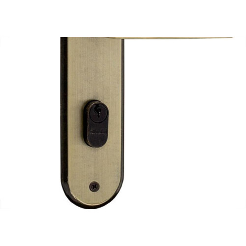 Fechadura Silvana Italy 1300 Inox Externa Alavanca Oxidada 97099