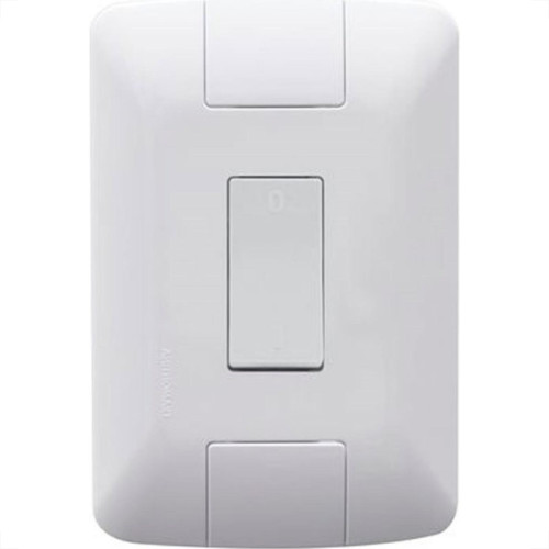 Conjunto Tramontina Aria 4X2 Branco Com Placa (1 Campainha) 57241/007